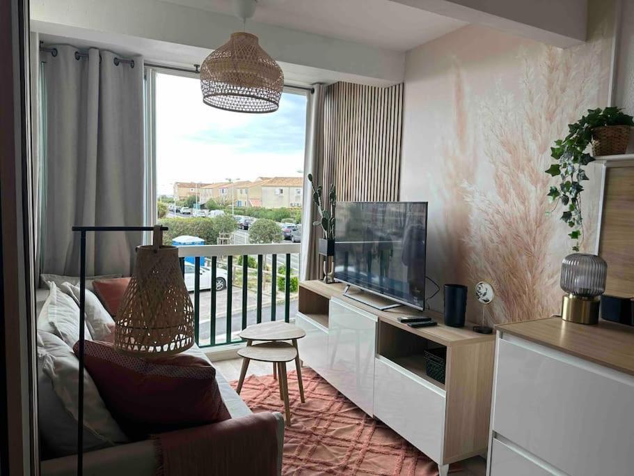 Mon Appart A La Plage, Piscine, Wifi, Tv Frontignan Buitenkant foto